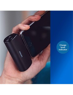 PHILIPS Bateria Externa 2500Mah Con Conector Tipo C DLP2510C/00 Negro