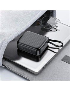 ACEFAST Bateria Externa Portatil 10000mAh 20W M15 Negra Cable Usb C Integrado