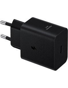 SAMSUNG Cargador Red Tipo C  45W + Cable Tipo C M/M 5A 1.8Mtrs Negro EP-T4511