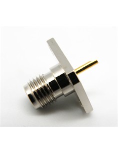 EUROCONNEX SMA Hembra Chasis Tipo Tornillo Dorado 1680