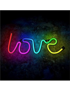 FOREVER RTV100438 LAMPARA DECORATIVA NEON LED LOVE 1
