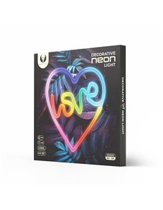 FOREVER RTV100439 LAMPARA DECORATIVA NEON LED LOVE IN HEART 2