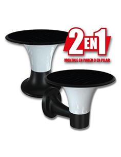 ELBAT EB0560 FAROL LED SOLAR 2 EN 1 SERIE PRO 2200LM 6000K/3000K CON SENSOR
