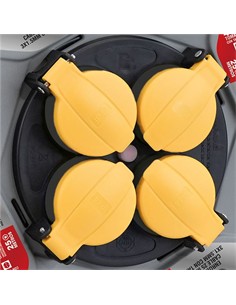 ELBAT EB0563 ENROLLADOR DE CABLE 25 METROS CABLE 3X1.5MM CON TAPAS 3