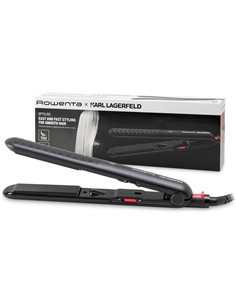 ROWENTA Plancha de Pelo Extra LISS  Karl Lagerfeld Placa Ancha 4.5cm SF411LFO