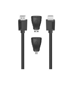 HAMA Cable 3 En 1 Hdmi + Adaptador Micro Hdmi/Mini Hdmi 200705