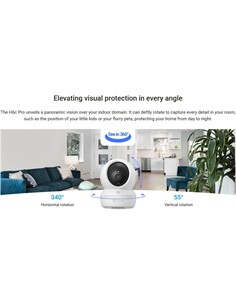 EZVIZ Camara Vigilancia IP Wifi 2K H6C 360º Blanco