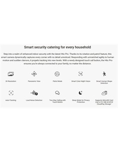 EZVIZ Camara Vigilancia IP Wifi 2K H6C 360º Blanco