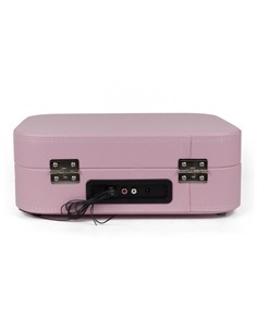 PRIXTON Tocadisco Grabador Con Bluetooth/USB/FM/TF VC600 5W X2 Rosa