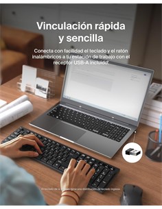 BELKIN Teclado + Raton Inalambrico BBZ010 Usb Negro