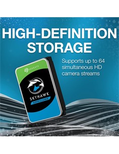 SEAGATE Disco Duro Interno 3.5" 4TB SATA AF ST4000VX016 Skyhawk
