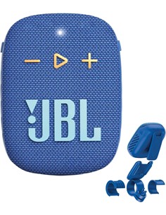 JBL Altavoz Bluetooth WIND 3S Con Soporte Manillar Para Bici Azul