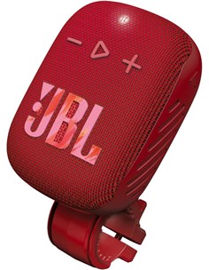 JBL Altavoz Bluetooth WIND 3S Con Soporte Manillar Para Bici Rojo