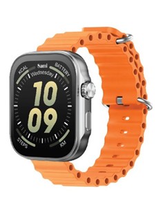 SAMI Reloj Inteligente SUPRA WS-2383NJ Con GPS/Resistente Agua/Sueño/Cardiaco/Oxigeno Naranja