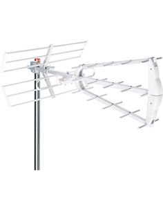 SURMEDIA Antena UHF Triplex Digital HD Mini  Con Filtro 5G CH.21-48 15Dbi SMT805W