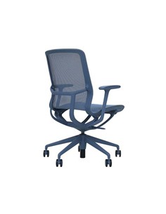 CROMAD CR1213 SILLA OFICINA GAMA SENSE ELEGANCE AZUL 3