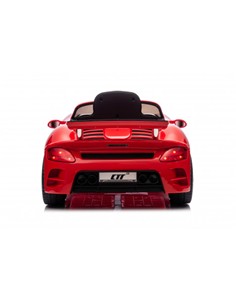 GENERICO 33010 COCHE INFANTIL A BATERIA CON CONTROL REMOTO PORSCHE RUF CTR3 ROJO 3