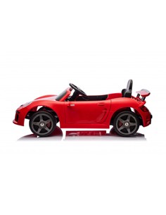 GENERICO 33010 COCHE INFANTIL A BATERIA CON CONTROL REMOTO PORSCHE RUF CTR3 ROJO 6