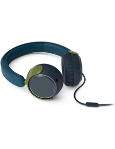 PHILIPS Aurcular Casco Con Cable Jack 3.5/ Tipo C TAK2000 Para Niños <85Db Azul Verde