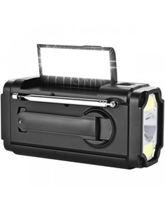 SUNSTECH Radio AM/FM Solar Con Dinamo/Linterna RPE25