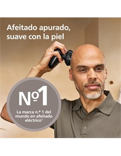 PHILIPS Afeitadora Para la Cabeza Head Pro HS5980/15 Serie 5000 Recargable Cabezal Flexible 360º