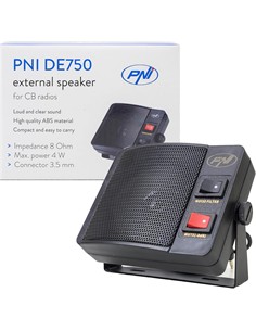 PNI Altavoz Externo Para Radio CB DE750 4W Cable 1.8Mtrs 130X45X98cm