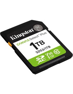 KINGSTON Tarjeta SD 1Tb 150Mb/s Canvas Select Plus