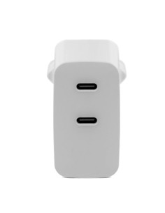 JETFON Cargador Red 2X Tipo C 45W Blanco