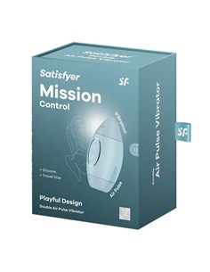 SATISFYER 4061504060071 SUCCIONADOR Y VIBRADOR MISSION CONTROL AZUL 1