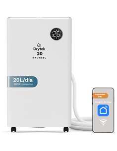 GRUNKEL DH-20DT DESHUMIDIFICADOR DE 20 LITROS CON DISPLAY Y WIFI