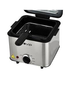 MUVIP MV0622 FREIDORA 1.5 LITROS INOXIDABLE 1000W 1