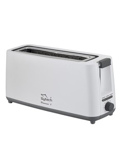 SYTECH Tostadora de Pan Electrica SY-TS50 Ranural XXL Funcion Descongelacion 900W