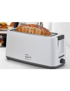 SYTECH Tostadora de Pan Electrica SY-TS50 Ranural XXL Funcion Descongelacion 900W