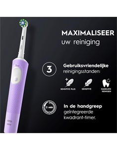 ORAL-B Cepillo Dental Electrico PRO VITALITY 3 Modos Negro