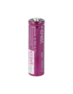 NIMO Pila Litio Manganeso 3.7V 650mAh IMR14500 Violeta