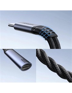 JOYROOM Cable Adaptador Tipo C/M a 2x Tipo C Audio y Carga 60W SY-C03