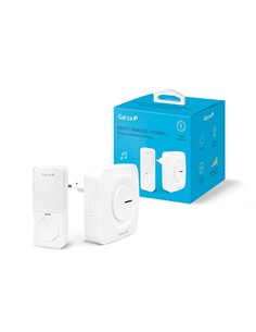 GARZA Timbre Inalambrico Tactil 200Mtrs Funciona Sin Pilas el Transmisor Blanco 401323G
