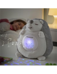 INNOVAGOODS Peluche Spikey Con 15 Melodias Relajantes Y Proyector Quitamiedos Blanco
