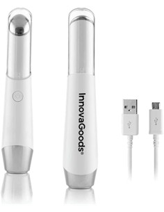 INNOVAGOODS Masajeador de Ojos Con Fototerapia Termoterapia y Vibracion Recargable
