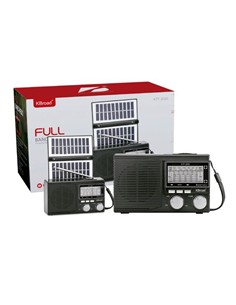 KBROAD Radio Portatil Solar FM/AM/SW KTF-2093 Recargable Bluetooth ,Usb.Linterna