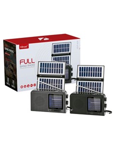 KBROAD Radio Portatil Solar FM/AM/SW KTF-2157 Recargable Bluetooth ,Usb.Linterna