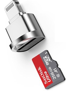 FGNS Lector Tarjeta Micro SD Con Conector Lightning Para Apple Iphone AD222