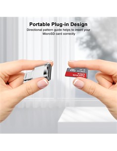 FGNS Lector Tarjeta Micro SD Con Conector Lightning Para Apple Iphone AD222