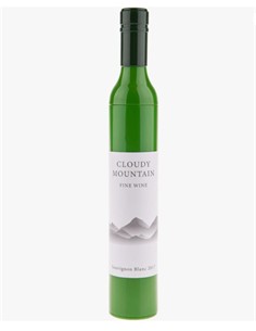 OUT OF THE BLUE Paraguas Diseño Botella Vino Blanco