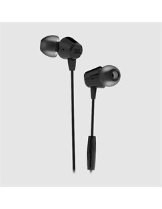 JBL Auricular Estereo Con Microfono T50HI Negro Con Cable Jack 3.5mm