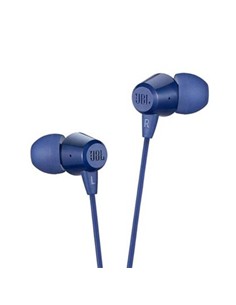 JBL Auricular Estereo Con Microfono T50HI Azul Con Cable Jack 3.5mm