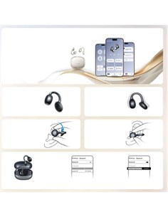 JOYROOM Auricular Bluetooth Conduccion De Aire Openfree OE3 Cancelacion de Ruido Blanco