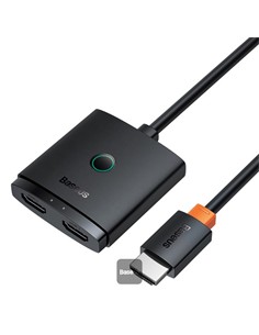 BASEUS Series 2 En 1 Switch Hdmi Bidireccional AIRJOY 4K Con Cable 1Mtr BS-OH114 Transm 40Mtrs