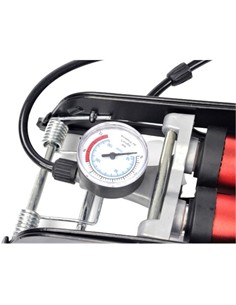 MADER Inflador Bomba de Pie Con Manometro 130PSI Peso 1.9Kg 63641