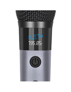 COOLSOUND Pack de 2 Microfonos Inalambricos UHF Con Receptor CS0287